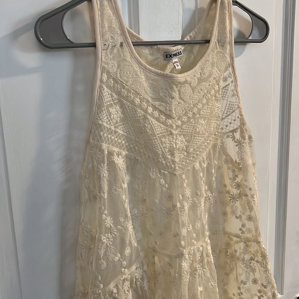 Express Long Lace Tank - Picture 2 of 2